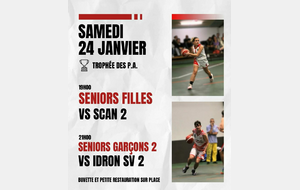 24 et 25 Janvier : Programme du week-end