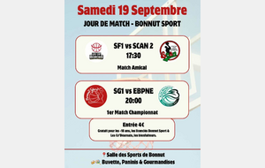 19 Septembre : Jour de Match à Bonnut !